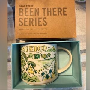 Starbucks Mexico Mug with Green and Yellow Design